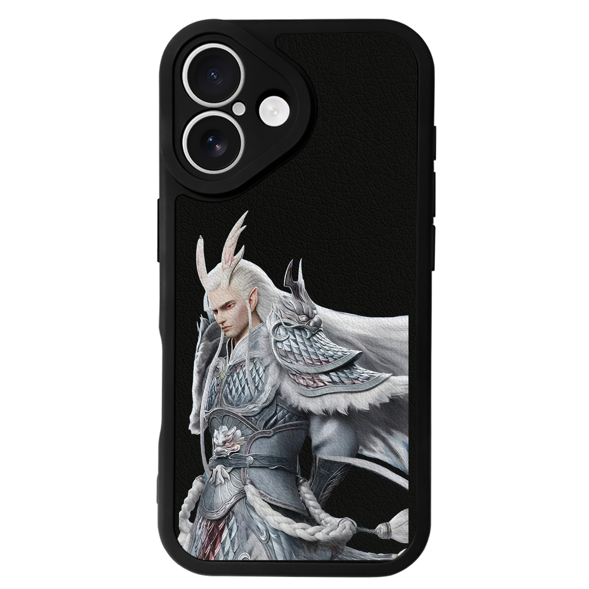 （画像用） Ne Zha 2 ナタ 魔童の大暴れ 【iPhone 16シリーズ対応】シリコンスマホケース（レザー調） 材質：シリコン